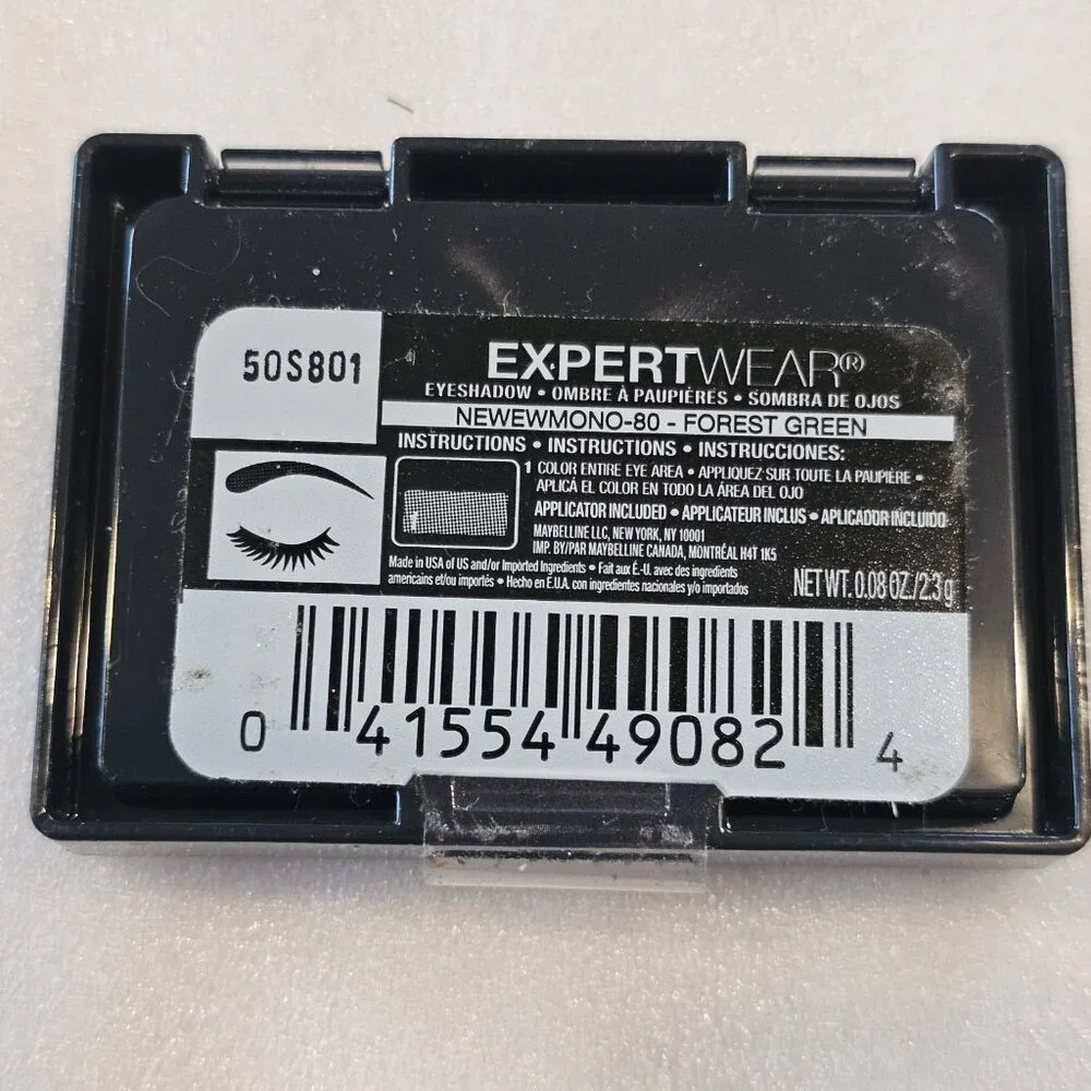 Maybelline ExpertWear Eye Shadow 80S Forest Green - NEW/SEALED‎ St. Pattys